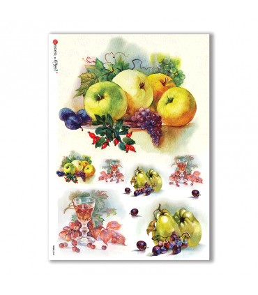 FOOD-0049. Carta di riso cucina per decoupage.