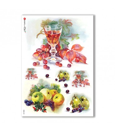 FOOD-0050. Rice Paper food for decoupage.