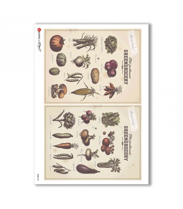 FOOD-0051. Carta di riso cucina per decoupage.