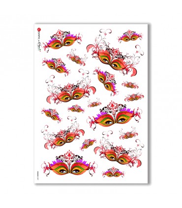 HOLIDAY-0007. Holiday Rice Paper for decoupage.