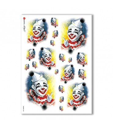 HOLIDAY-0009. Carta di riso festività per decoupage.