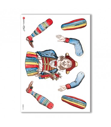 HOLIDAY-0010. Carta di riso festività per decoupage.