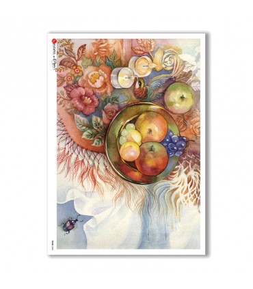 FOOD-0056. Carta di riso cucina per decoupage.