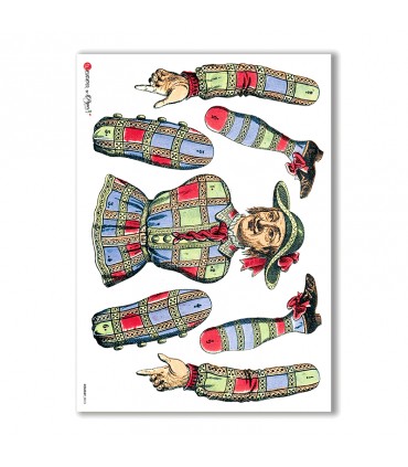 HOLIDAY-0013. Holiday Rice Paper for decoupage.