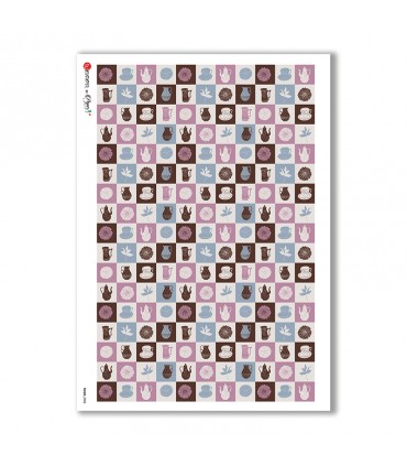 FOOD-0058. Carta di riso cucina per decoupage.