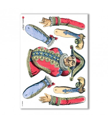 HOLIDAY-0015. Carta di riso festività per decoupage.