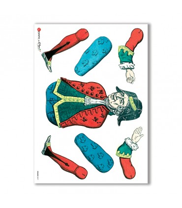 HOLIDAY-0017. Carta di riso festività per decoupage.