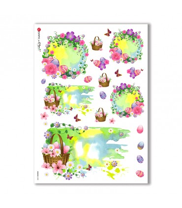 HOLIDAY-0022. Papel de Arroz festividad para decoupage.