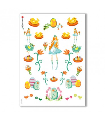 HOLIDAY-0023. Holiday Rice Paper for decoupage.