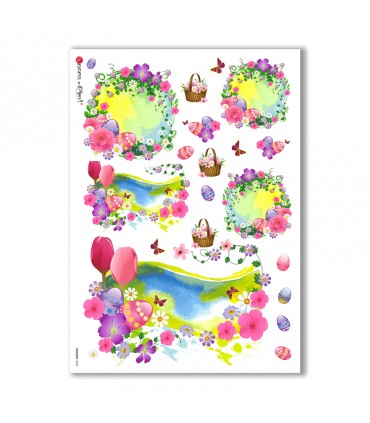 HOLIDAY-0025. Holiday Rice Paper for decoupage.