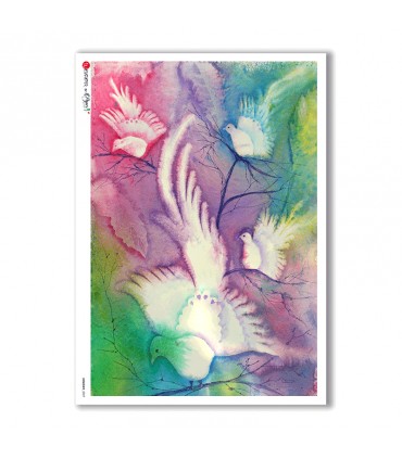 HOLIDAY-0027. Papel de Arroz festividad para decoupage.