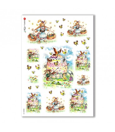 HOLIDAY-0030. Papel de Arroz festividad para decoupage.