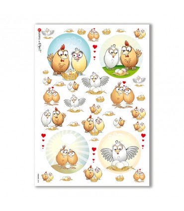 HOLIDAY-0033. Carta di riso festività per decoupage.