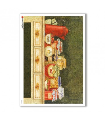 FOOD-0080. Carta di riso cucina per decoupage.