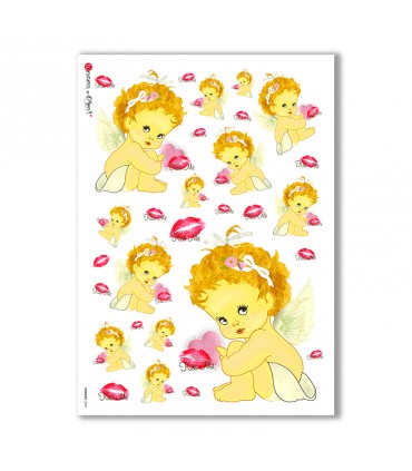 HOLIDAY-0047. Carta di riso festività per decoupage.