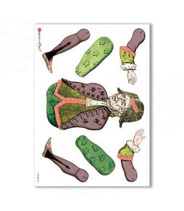 HOLIDAY-0016. Holiday Rice Paper for decoupage.