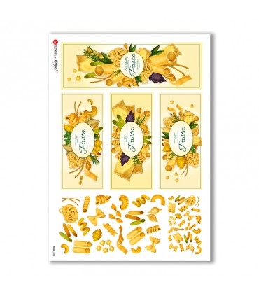 FOOD-0098. Rice Paper food for decoupage.