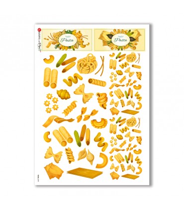 FOOD-0099. Carta di riso cucina per decoupage.
