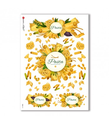 FOOD-0101. Carta di riso cucina per decoupage.