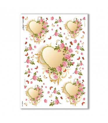 HOLIDAY-0056. Carta di riso festività per decoupage.