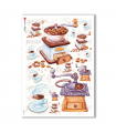 FOOD-0102. Carta di riso cucina per decoupage.