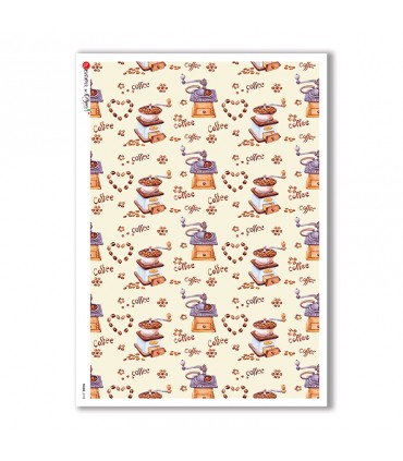 FOOD-0103. Carta di riso cucina per decoupage.