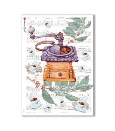 FOOD-0105. Carta di riso cucina per decoupage.