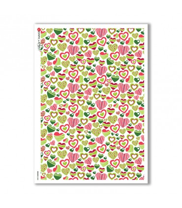 HOLIDAY-0063. Carta di riso festività per decoupage.