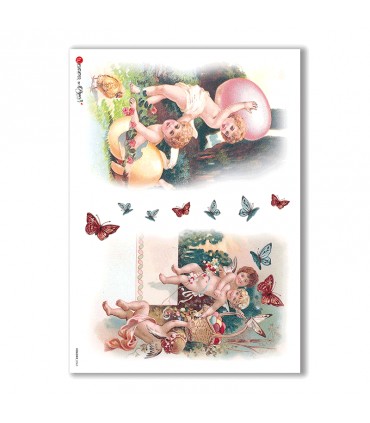 HOLIDAY-0065. Holiday Rice Paper for decoupage.