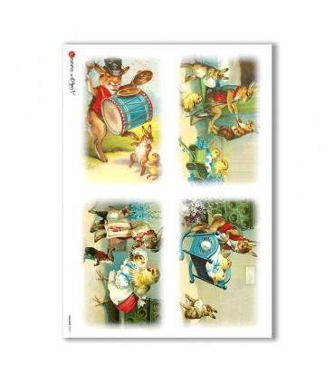 HOLIDAY-0070. Papel de Arroz festividad para decoupage.