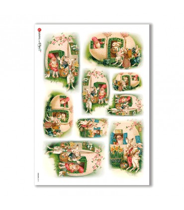 HOLIDAY-0071. Holiday Rice Paper for decoupage.