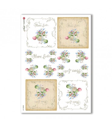 HOLIDAY-0087. Papel de Arroz festividad para decoupage.