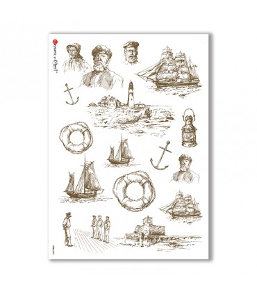 JOBS-0008. Papel de Arroz trabajos para decoupage.