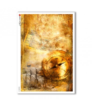 OLD-MAPS-0001. Old maps Rice Paper for decoupage.