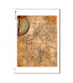 OLD-MAPS-0004. Old maps Rice Paper for decoupage.