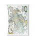 OLD-MAPS-0016. Carta di riso mappe antiche per decoupage.