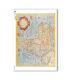 OLD-MAPS-0020. Carta di riso mappe antiche per decoupage.