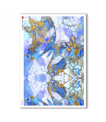 PATTERN-0007. Papel de Arroz texture para decoupage.