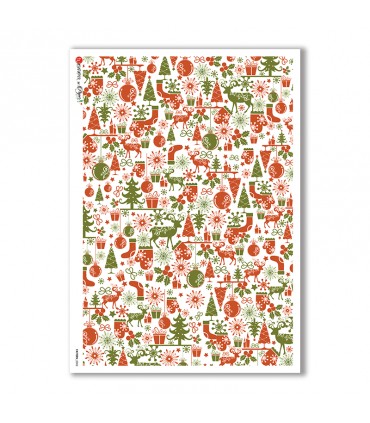 PATTERN-0052. Carta di riso texture per decoupage.