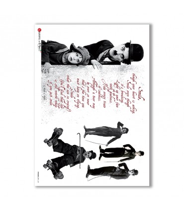 PHRASES-0002. Phrases Rice Paper for decoupage.