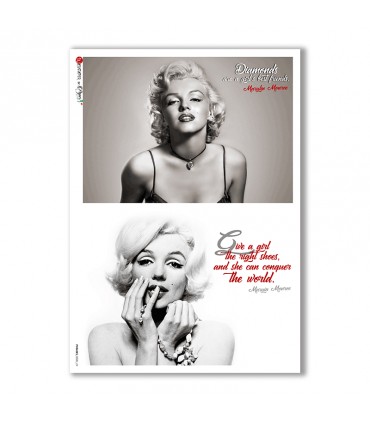 PHRASES-0020. Phrases Rice Paper for decoupage.