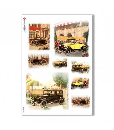 VEHICLES-0003. Vehicles Rice Paper for decoupage.