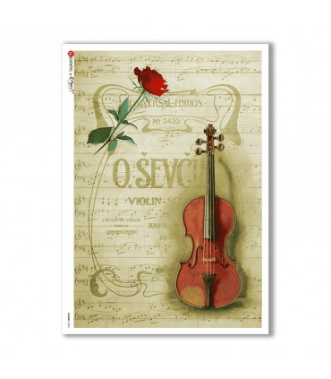 SHABBY-0005. Shabby Rice Paper for decoupage.