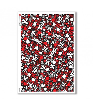 SKULL-0001. Skull Rice Paper for decoupage.