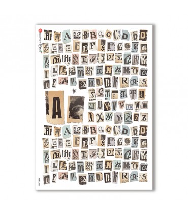 SCRAP-0003. Scrap Rice paper  for the decoupage.