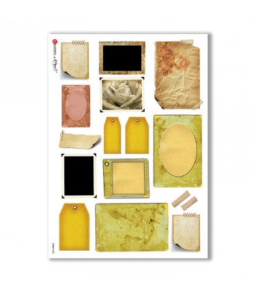 SCRAP-0004. Scrap Rice paper  for the decoupage.