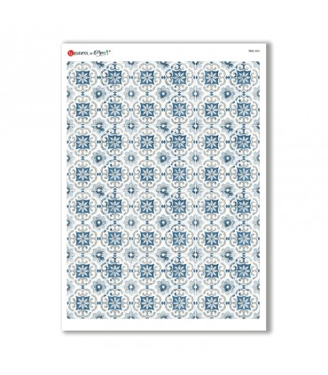 TILES-0026. Carta di riso tegole per decoupage.