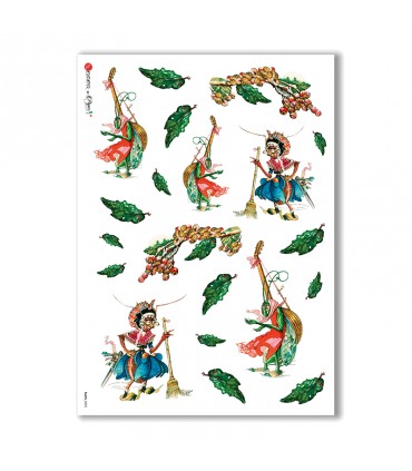 TALES-0003. Carta di riso fiabe per decoupage.
