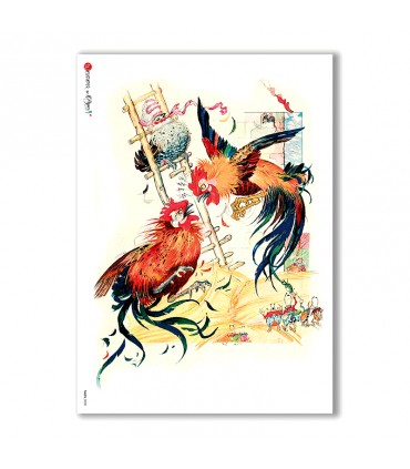 TALES-0008. Carta di riso fiabe per decoupage.