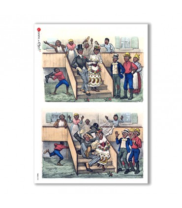 TALES-0032. Carta di riso fiabe per decoupage.